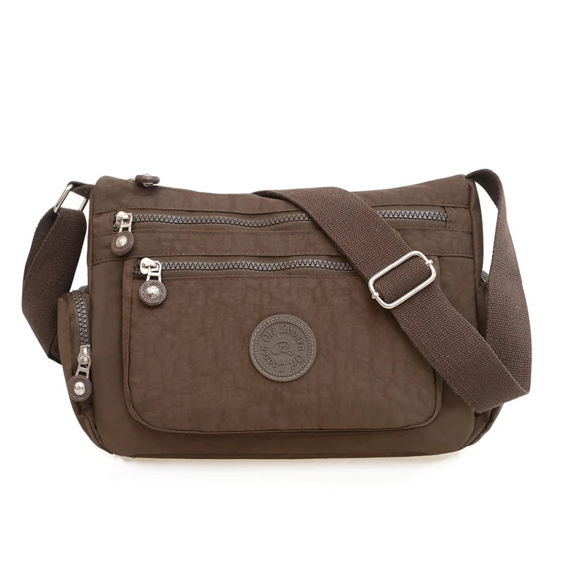 Women’s Leisure Oxford Crossbody Bag | Lightweight Waterproof Shoulder Handbag | Simple Fashion Versatile "Pillow" Bag for Travel & Parties Luxegan