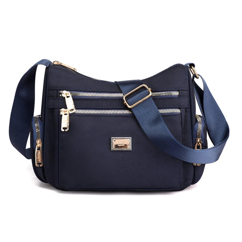 Waterproof Nylon Messenger Bag | Fashion Satchel Shoulder & Crossbody Luxegan