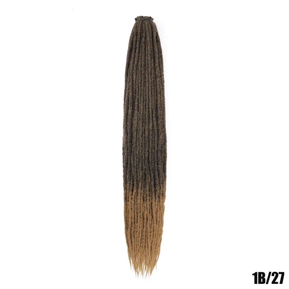 Synthetic Dreadlock Extensions – Handmade Crochet Hair 24" & 36" Luxegan