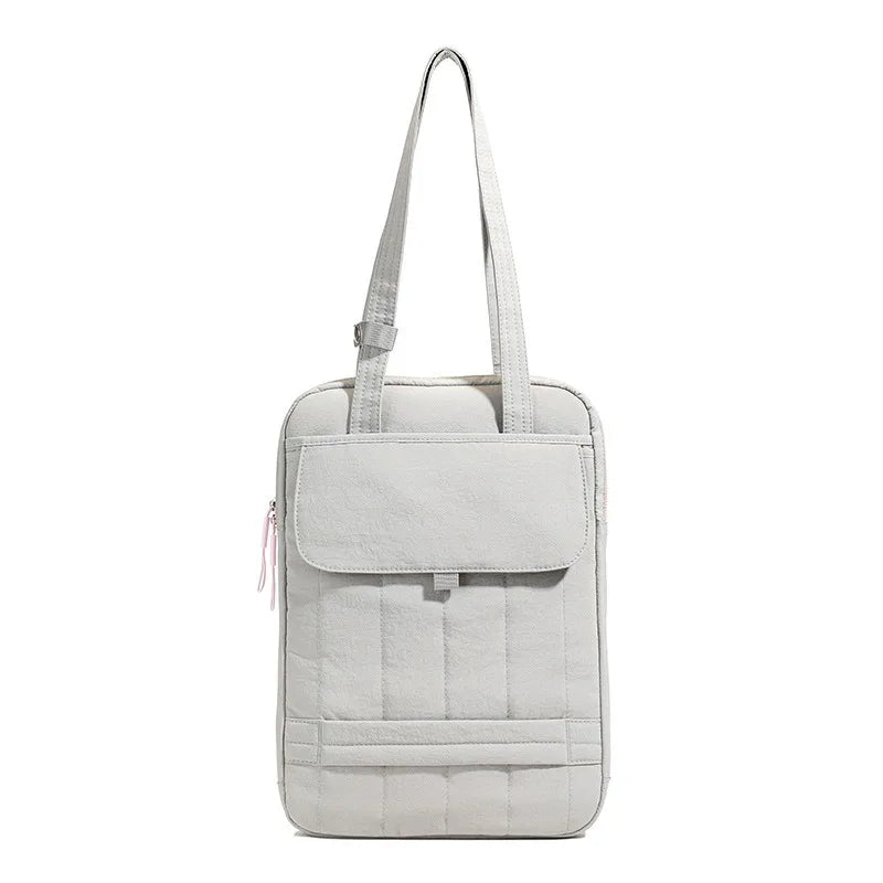 Simple Multi-purpose Laptop Shoulder Bag | Commuter IPad Protective Tote | Multi-color Unisex Handbag Luxegan