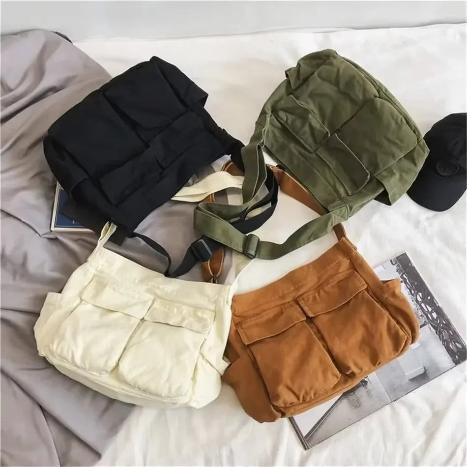 Genuine Soft PU Leather Handbags for Women | Vintage Shoulder Tote Bag & Large Capacity Purse