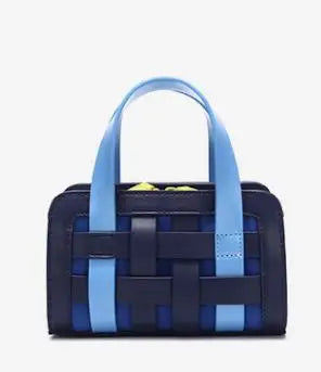 New In Splicing Woven Design Handbag | Casual Versatile Ladies Shoulder Bag | Fashion Knitting Shell Crossbody for Women Luxegan