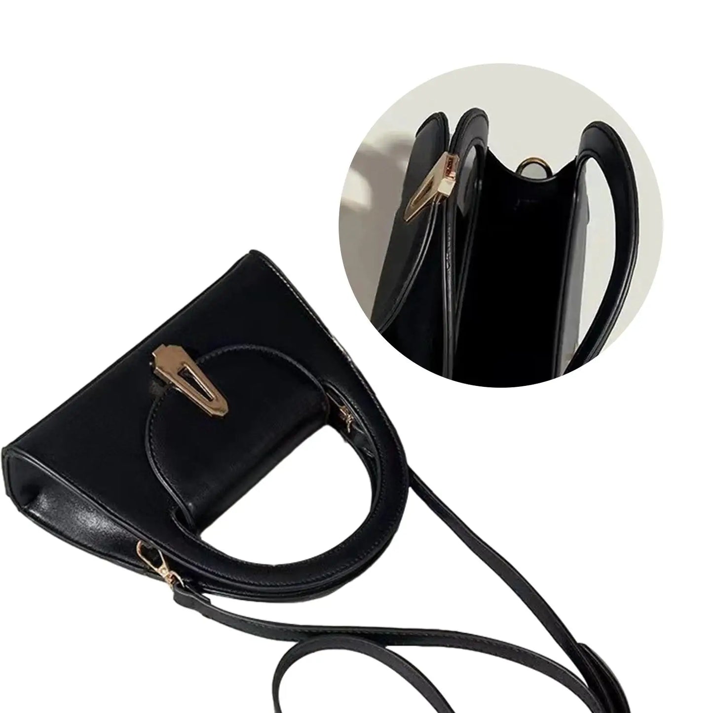 Ladies' Elegant Crossbody Tote Bag | Sophisticated "Casual Pouch" Silhouette | Lightweight Summer Vacation Handbag | "Dignified" High-Performance PU Leather Essential for Radiant Versatile Styling Luxegan