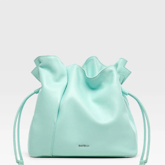 New Women's Genuine Leather Bucket Handbag | Sophisticated Trend Fashion Shopper Purse | Elegant Luxury Brand Shoulder Bag | "Dignified" Soft Leather Tote for Versatile Daily Styling Luxegan