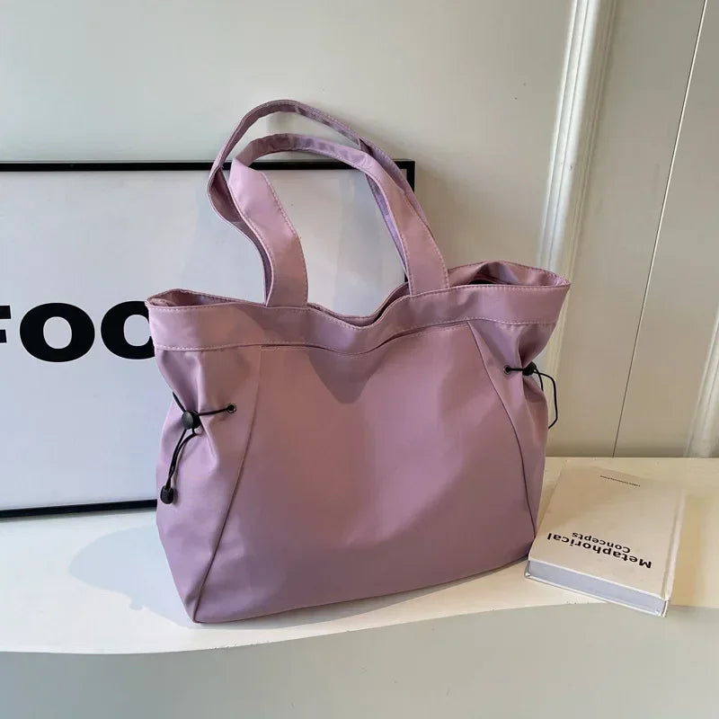 Large Capacity Casual Tote Bag | Simple Travel Handbag & Aesthetic Shoulder Bag Luxegan