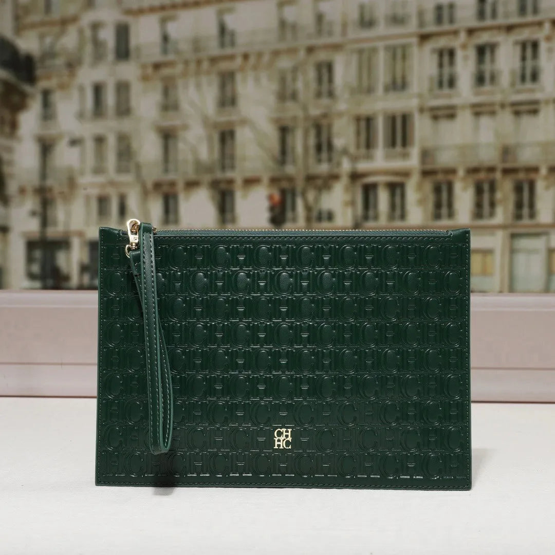 CH Classic High-Quality Letter Print Bag | Multi-functional Clutch & Small Square Bag Luxegan