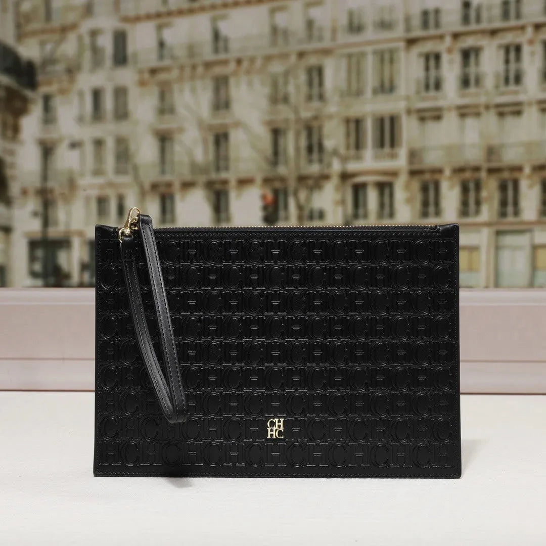 CH Classic High-Quality Letter Print Bag | Multi-functional Clutch & Small Square Bag Luxegan