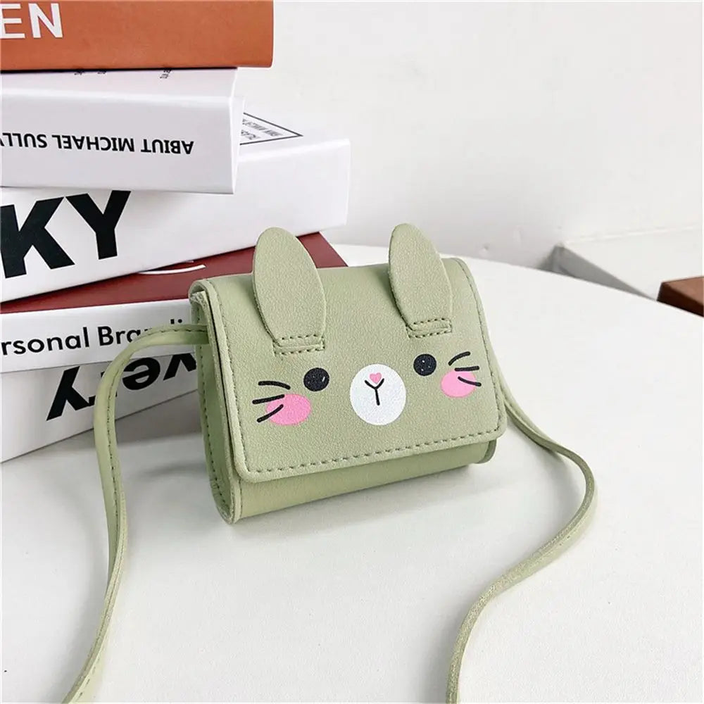 Children's Accessories Small Shoulder Bag | Cute Rabbit Baby Girls Small Crossbody Bags & Cartoon Kids Boys Mini Coin Purse Handbags Luxegan