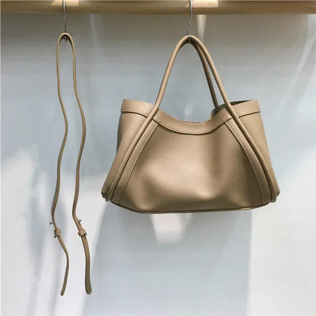 Fashionable Simple Korean Style Large Capacity Tote Bag | Versatile Crossbody Handbag & Mother-Child Commuting Bag Luxegan