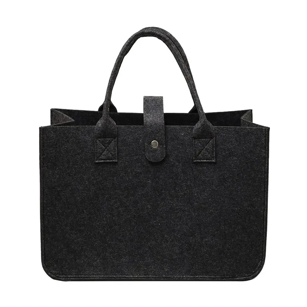 Large Capacity Felt Shoulder Bag Portable Storage Organizer Felt Messenger Bag | Toy Sundries Crossbody Handbag Women Luxegan