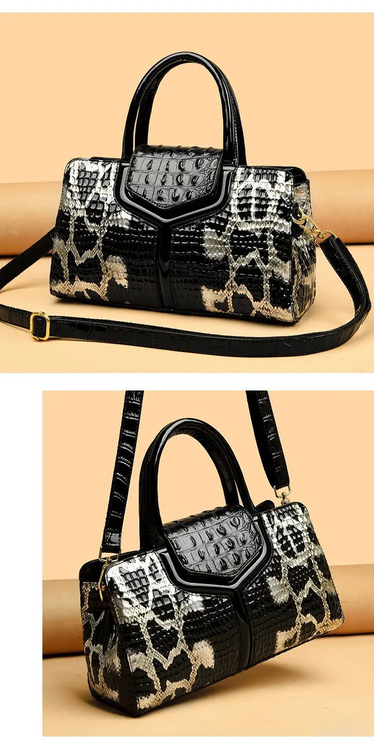 High Quality Crocodile pattern Shoulder Bags | Large Capacity Handbags and Purses women Messenger Bags | Casual Fashion Handbag Sac Luxegan