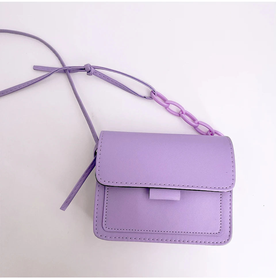 Fashion Brand Women's Small Crossbody Bag | Lightweight PU Leather Messenger Bag (Flap Handbag Purse, Summer Travel Bag for Female) Luxegan