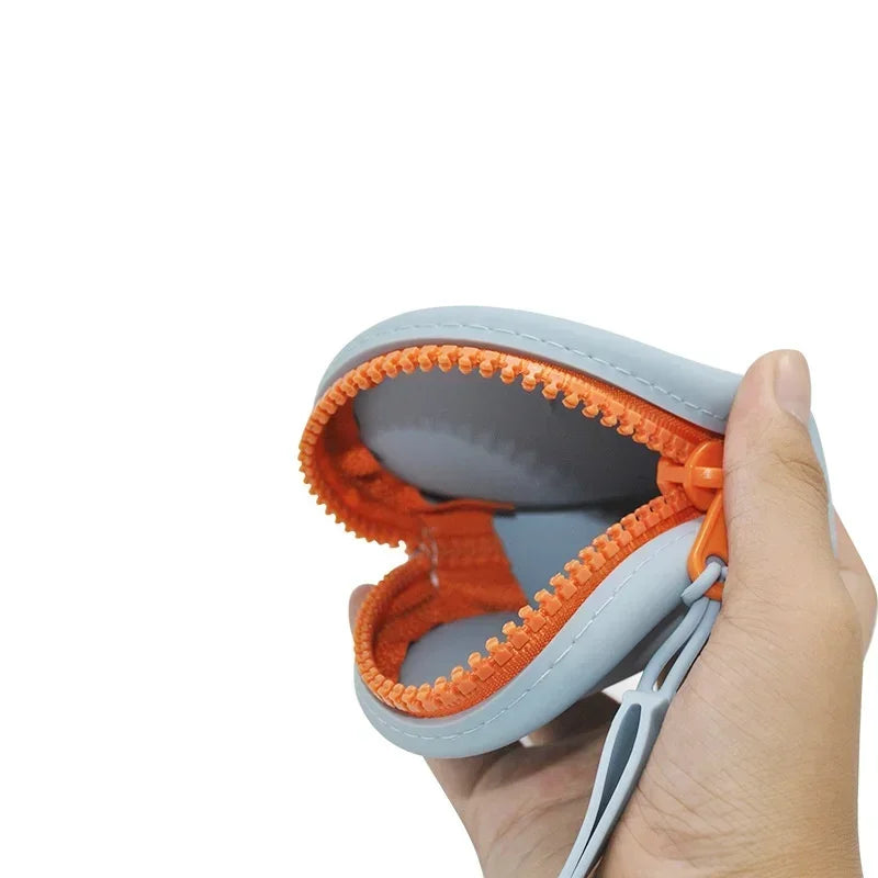 Cute Solid Color Silicone Coin Purse | Mini Cylindrical Clutch Pouch Luxegan