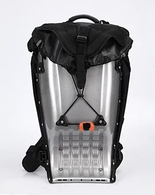 25L Motorcycle Hard Shell Luggage | Sophisticated "Protective Drop" Silhouette | Waterproof Motocross Racing Backpack | "Dignified" High-Performance ABS Tank Bag for Radiant Versatile Styling Luxegan