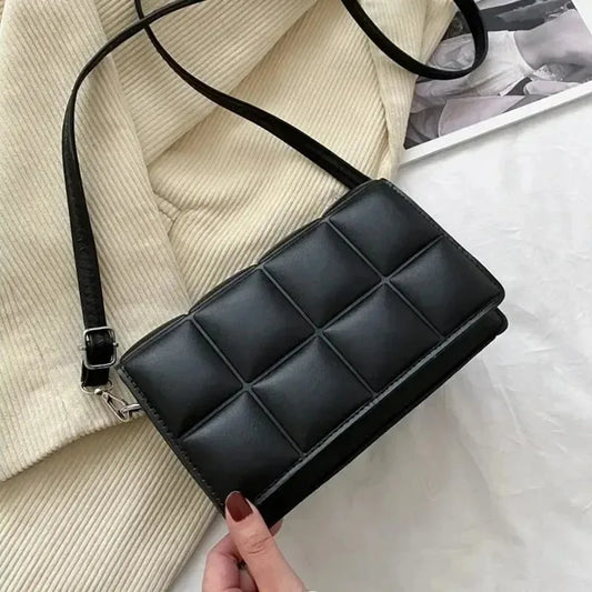 Fashion Brand Designer Women's Shoulder Bag | Small PU Leather Female Crossbody Bag & Trend Classic Handle Handbag Luxegan