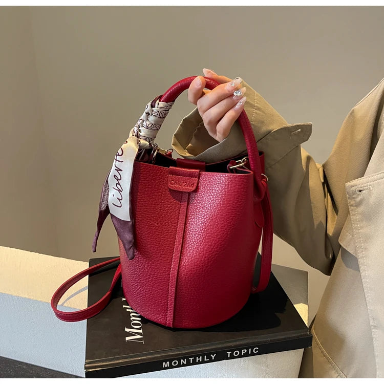 Senior Sense Retro Color Small Bag | Women's New Crossbody Bag & Super Fire Bucket Bag Luxegan