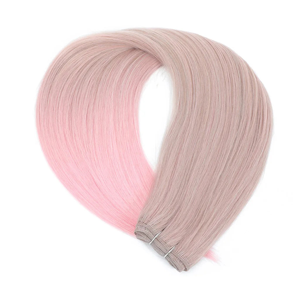 Bone Straight Synthetic Hair Extensions | Yaki Texture | 24–32 Inches