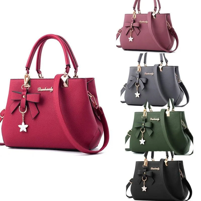 Women's Handbag Patchwork Shoulder Messenger Bag | Office Work PU Leather Female Bag & Ladies Luxury Elegant Handbag Luxegan