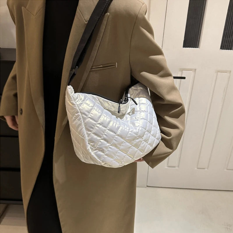 Space Cotton Shoulder Bag | Fashion Square Bag & Crossbody Bag Luxegan