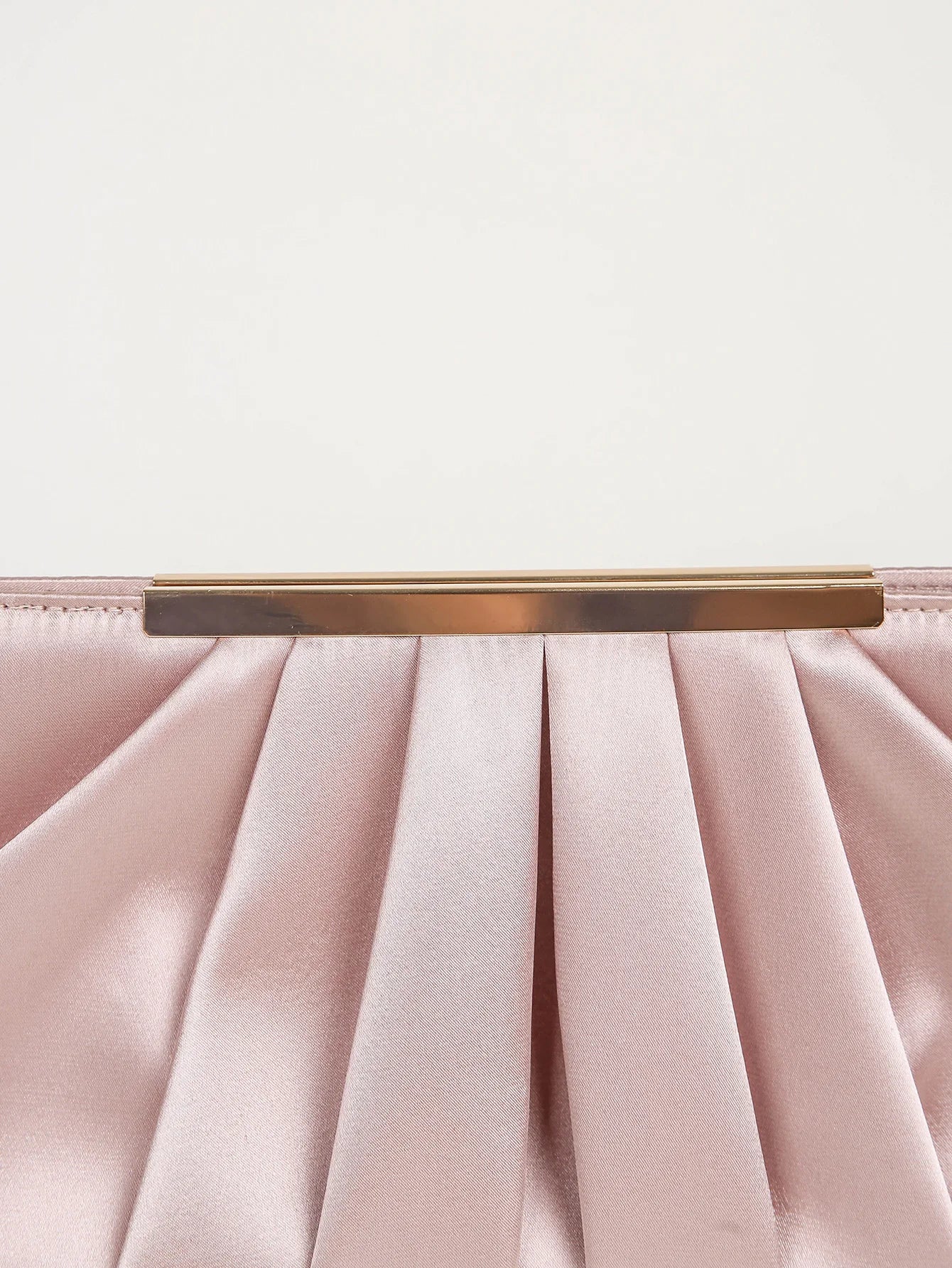 PU Leather Ruched Clutch | Elegant Formal Party & Wedding Purse Luxegan