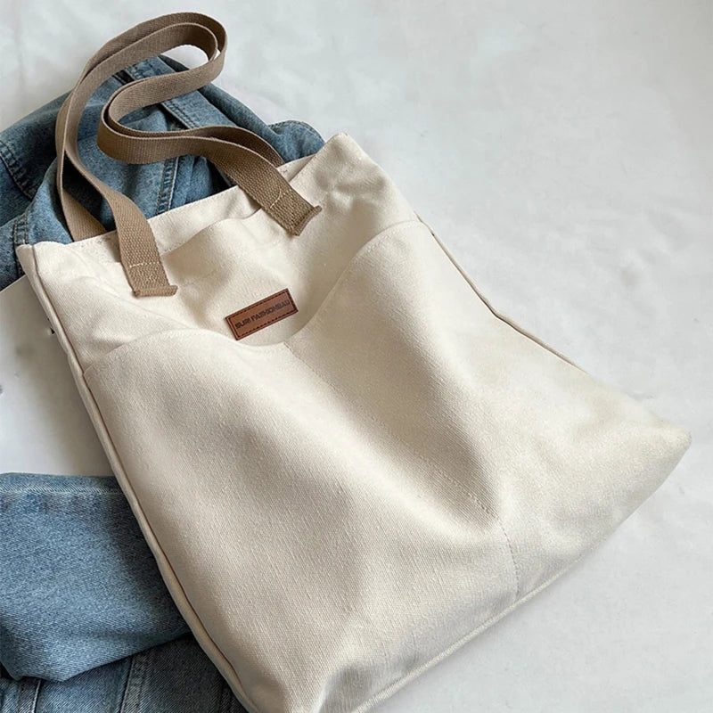 Women's Tote Bag | Canvas Commuter Bag with Large Capacity Luxegan