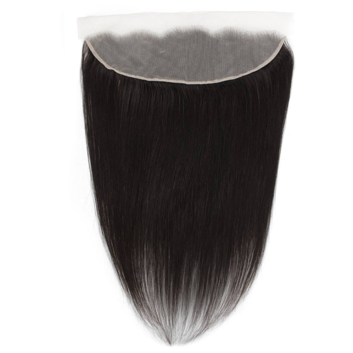 Brazilian Straight 13x4 Transparent Lace Human Hair Frontal Luxegan