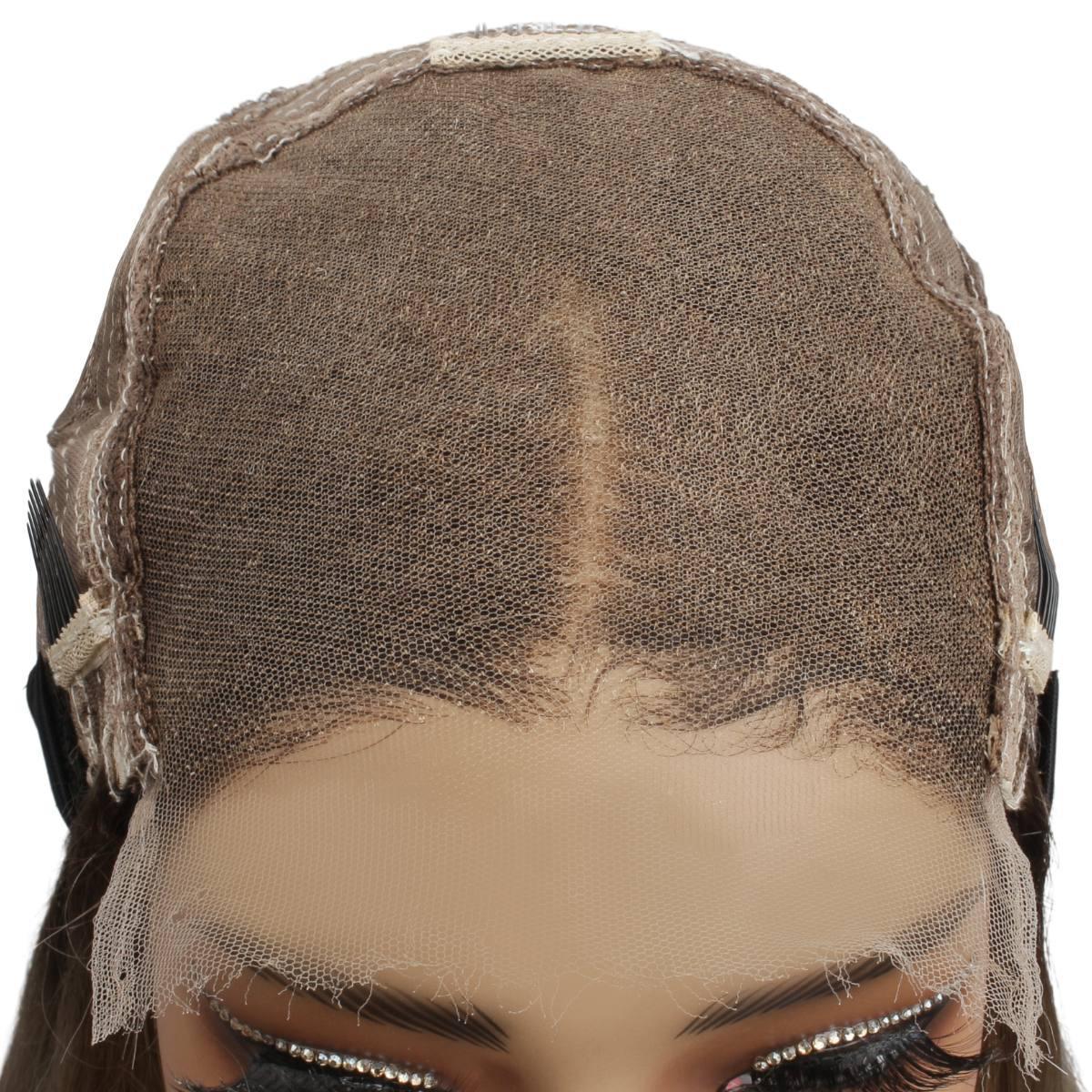 Tiffany Glueless 5x5 HD Lace Professionally Colored 100% Human Hair Closure Wig Luxegan
