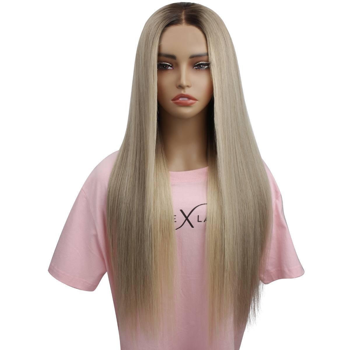 Tiffany Glueless 5x5 HD Lace Professionally Colored 100% Human Hair Closure Wig Luxegan