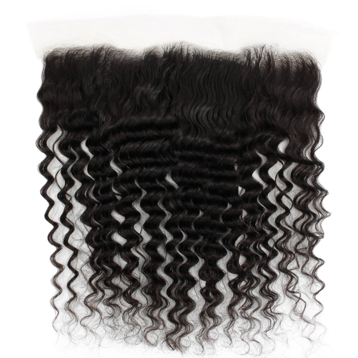 Deep Wave 13x4 Transparent Lace Human Hair Frontal Luxegan