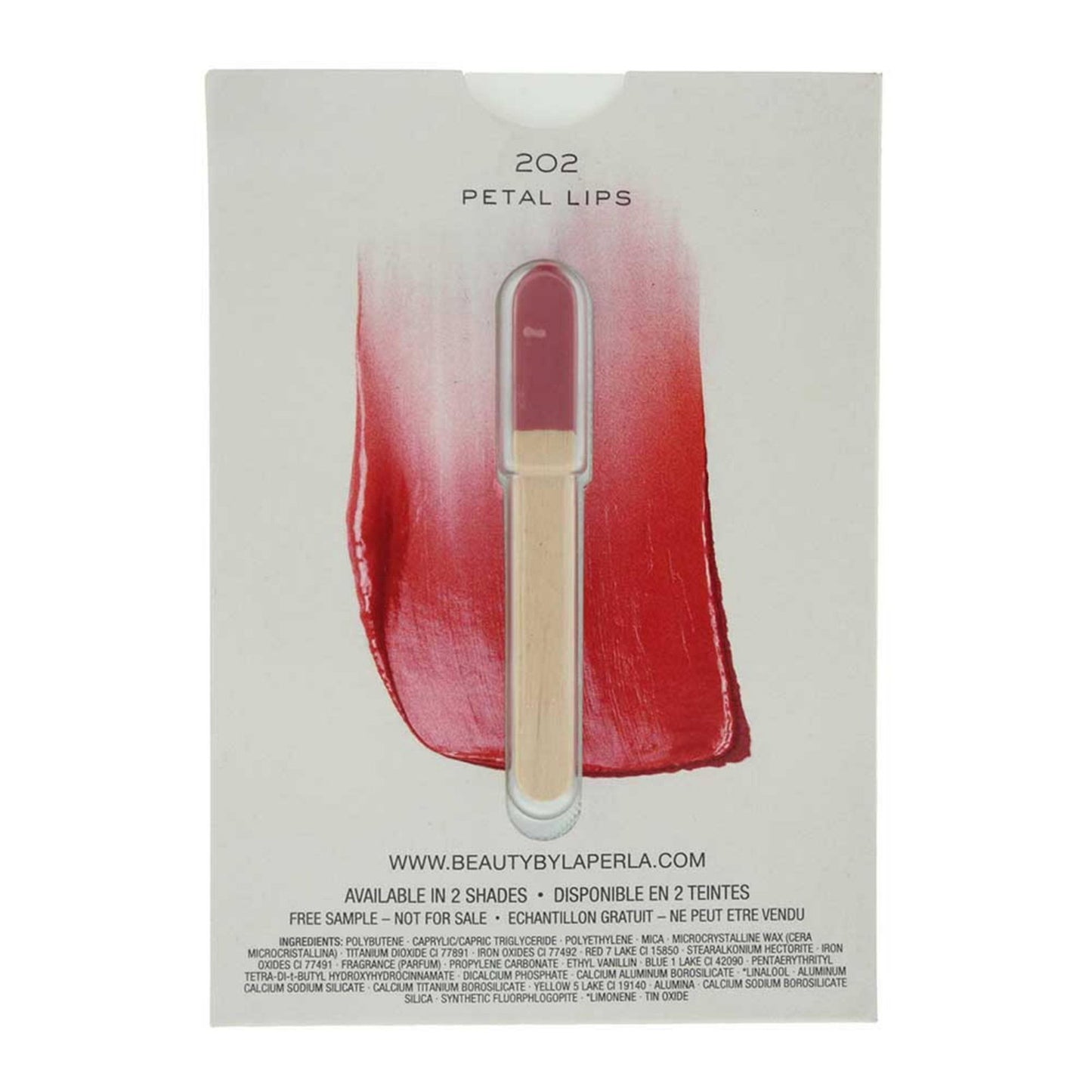 La Perla, Satin Lips, Cream Lipstick, 202, Petal, 0.08 g *Sample
