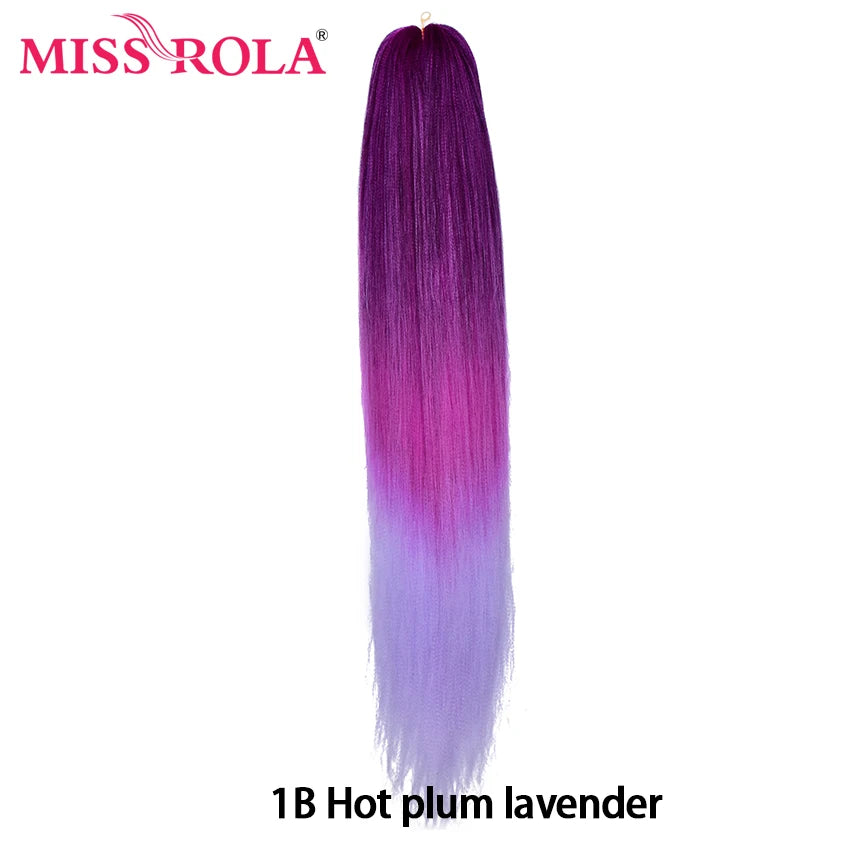 Jumbo Pre-Stretched Kanekalon Braiding Hair 24in – Ombré & Solid Colors Twist Braid Extensions - view 96