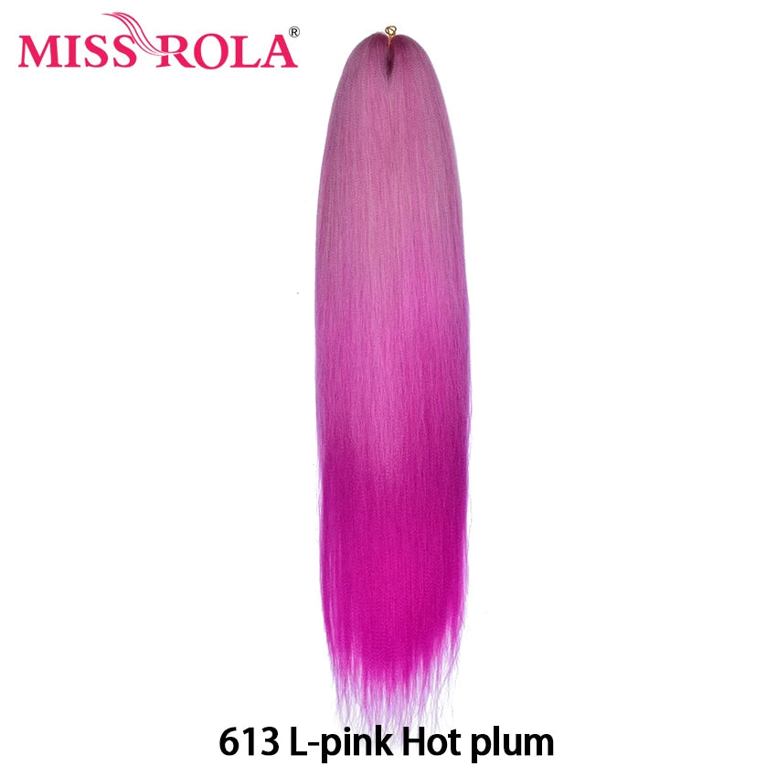 Jumbo Pre-Stretched Kanekalon Braiding Hair 24in – Ombré & Solid Colors Twist Braid Extensions - view 101