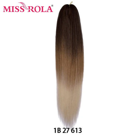 Jumbo Pre-Stretched Kanekalon Braiding Hair 24in – Ombré & Solid Colors Twist Braid Extensions - view 2
