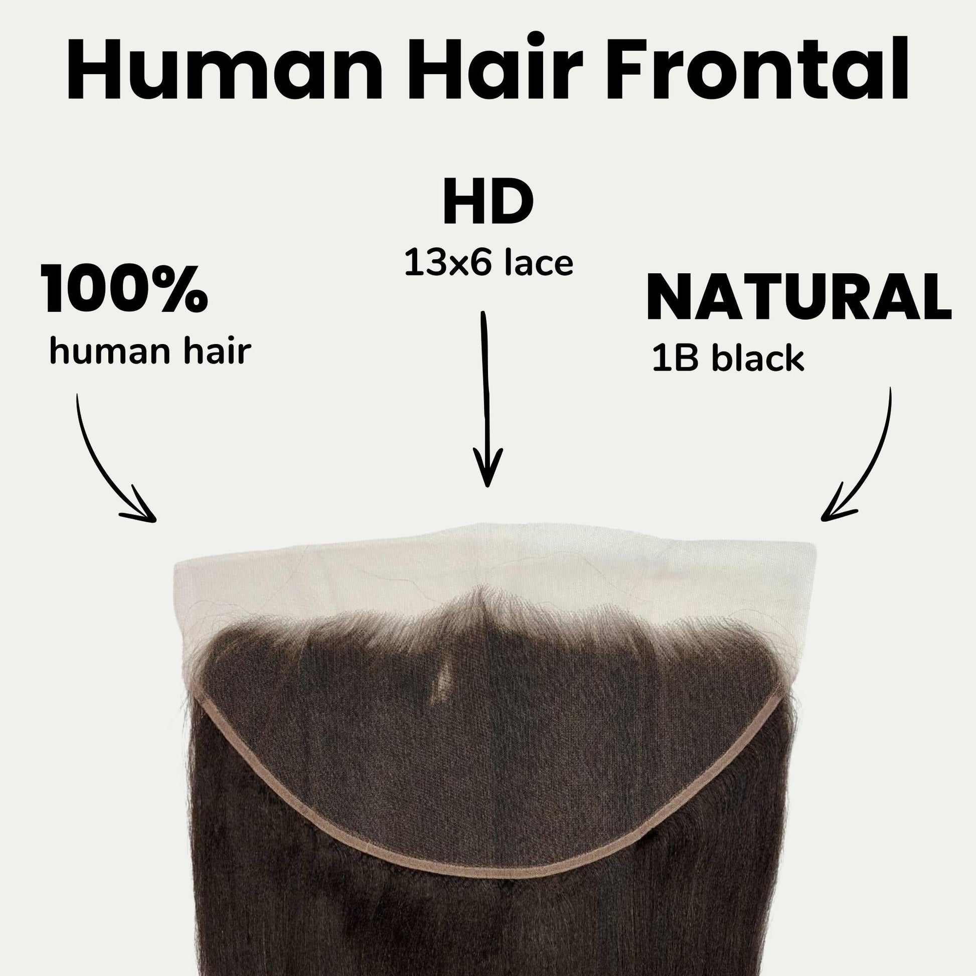 Yaki Straight 13x6 HD Lace Human Hair Frontal Luxegan