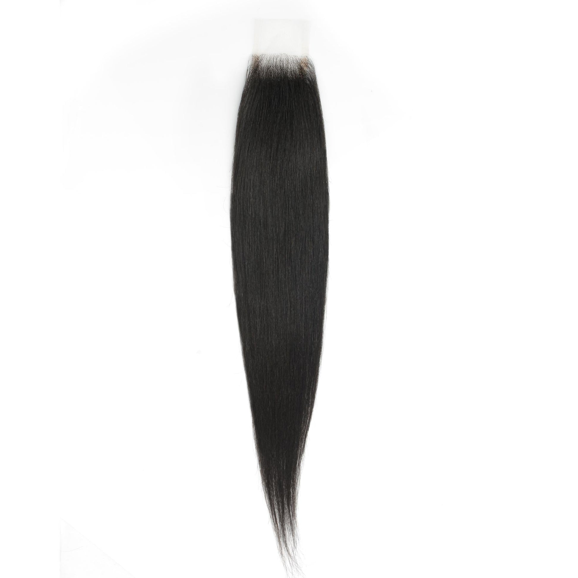 Yaki Straight 2x6 Transparent Lace Human Hair Closure Luxegan