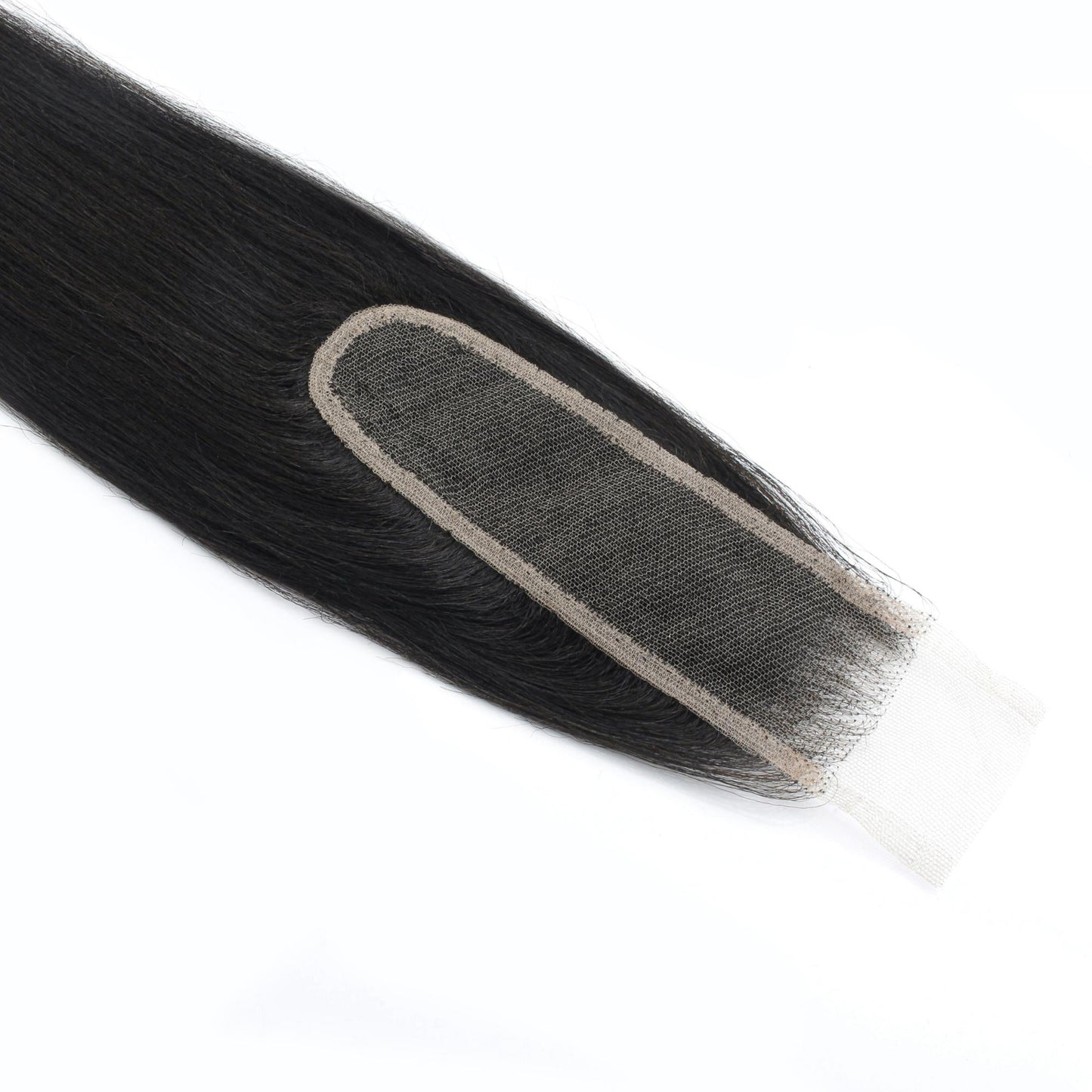 Yaki Straight 2x6 Transparent Lace Human Hair Closure Luxegan