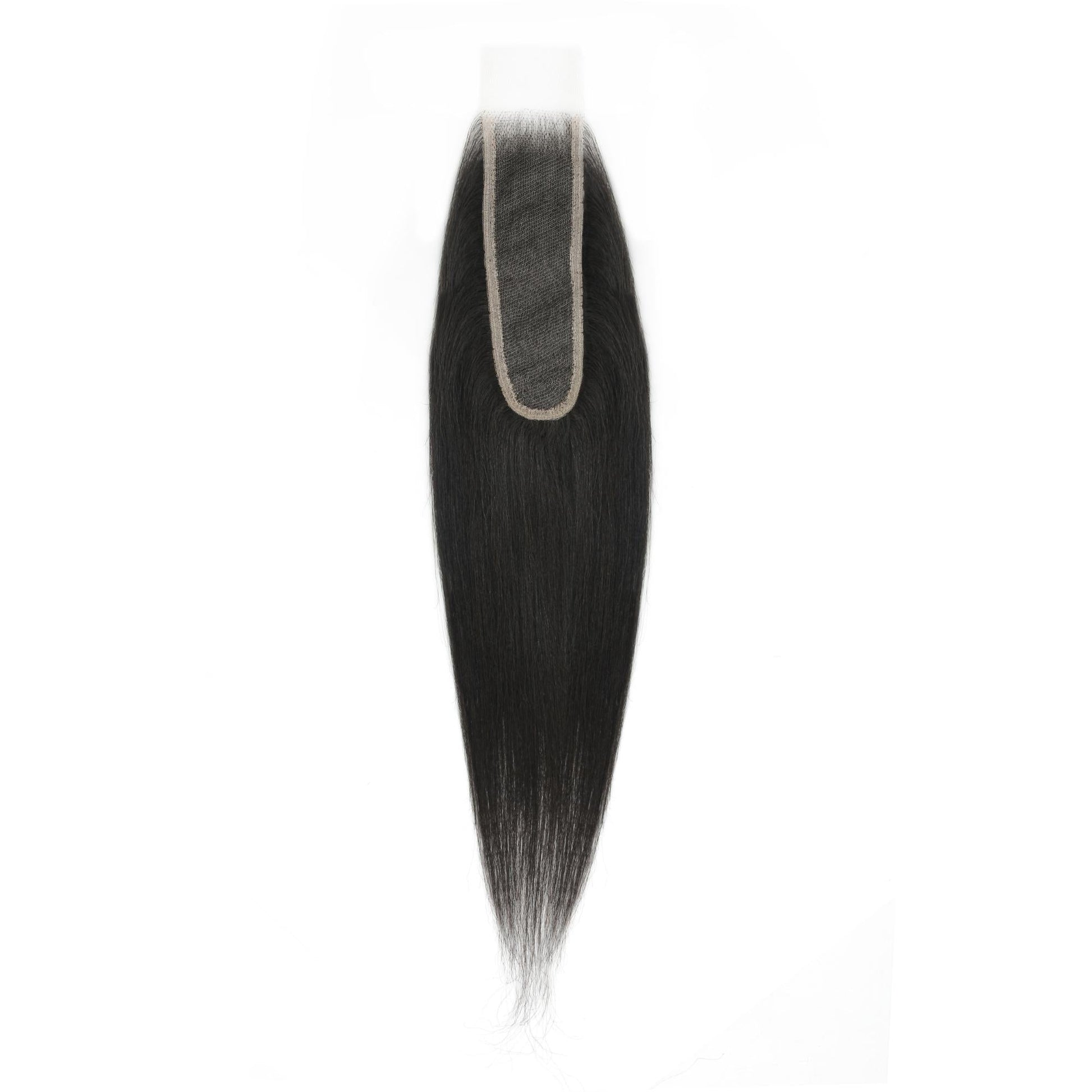 Yaki Straight 2x6 Transparent Lace Human Hair Closure