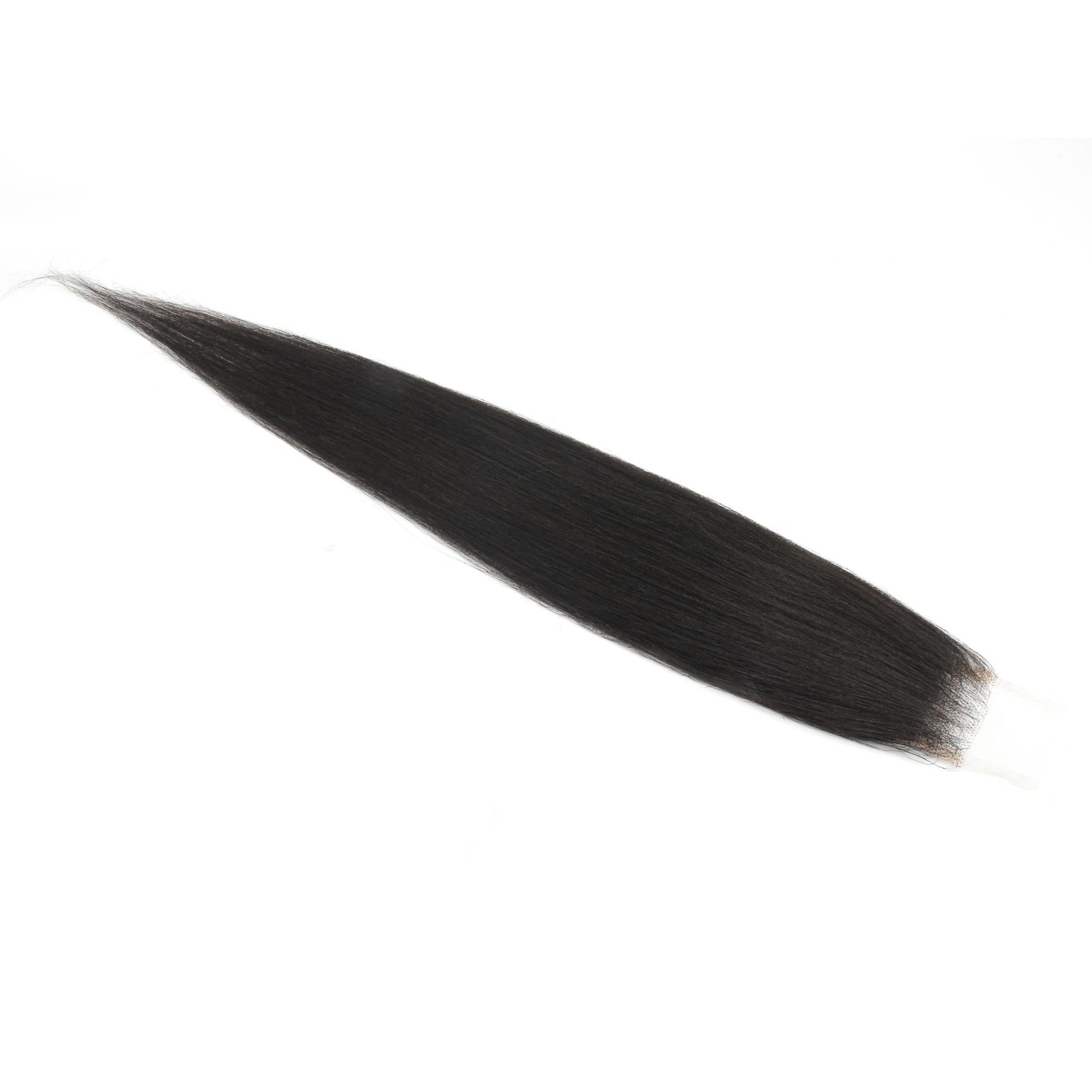 Yaki Straight 2x6 Transparent Lace Human Hair Closure Luxegan