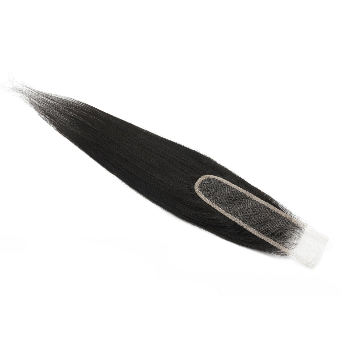 Yaki Straight 2x6 Transparent Lace Human Hair Closure Luxegan