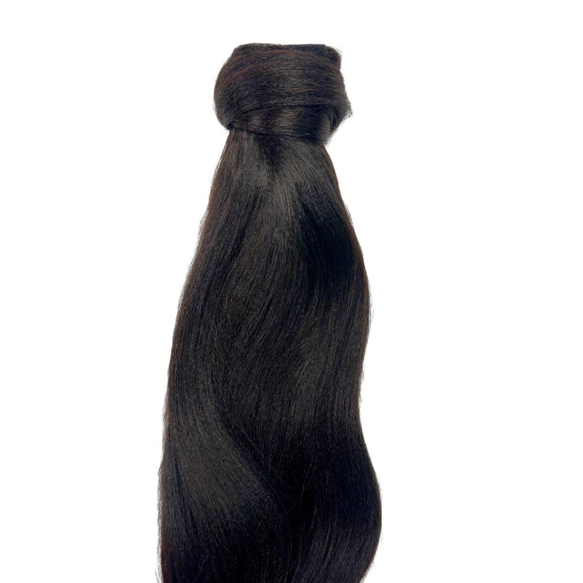 Kinky Curly 100% Human Hair Ponytail Extension Luxegan