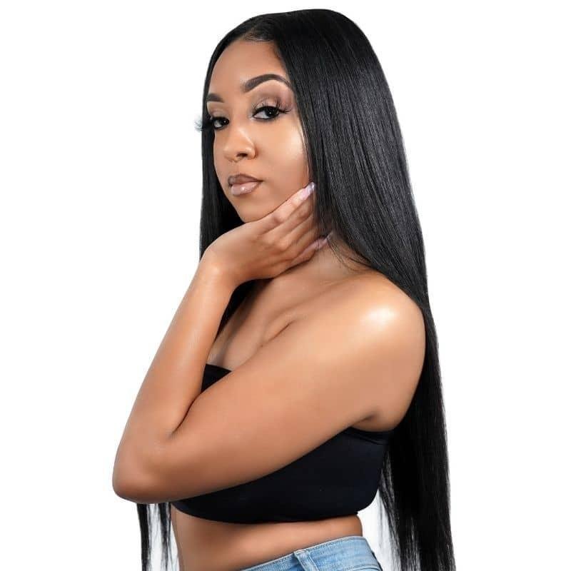 Straight 13x4 HD Lace Front Human Hair Wig Luxegan