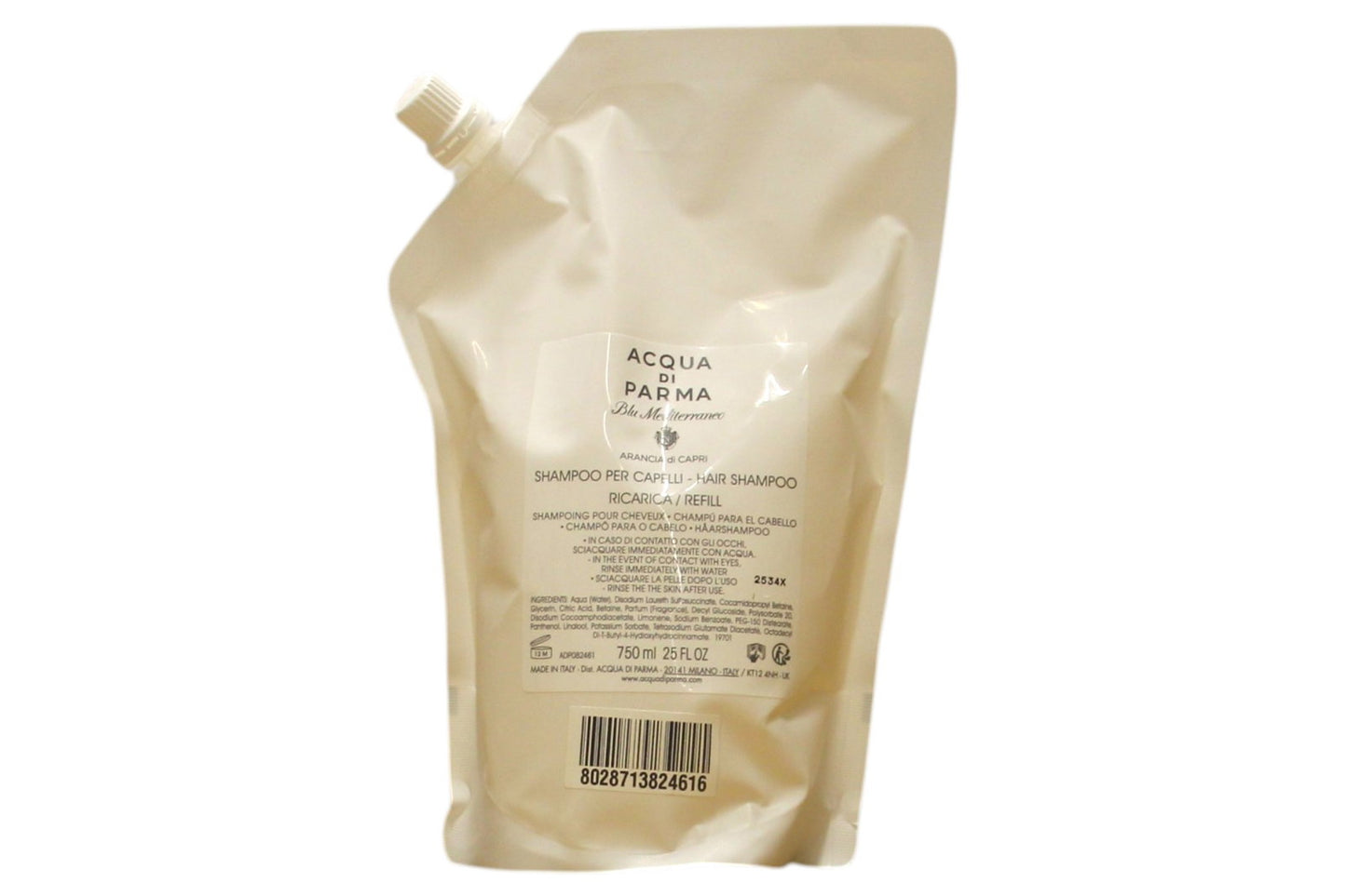 Acqua di Parma, Blu Mediterraneo Arancia di Capri, Hair Shampoo, Softening, 750 ml