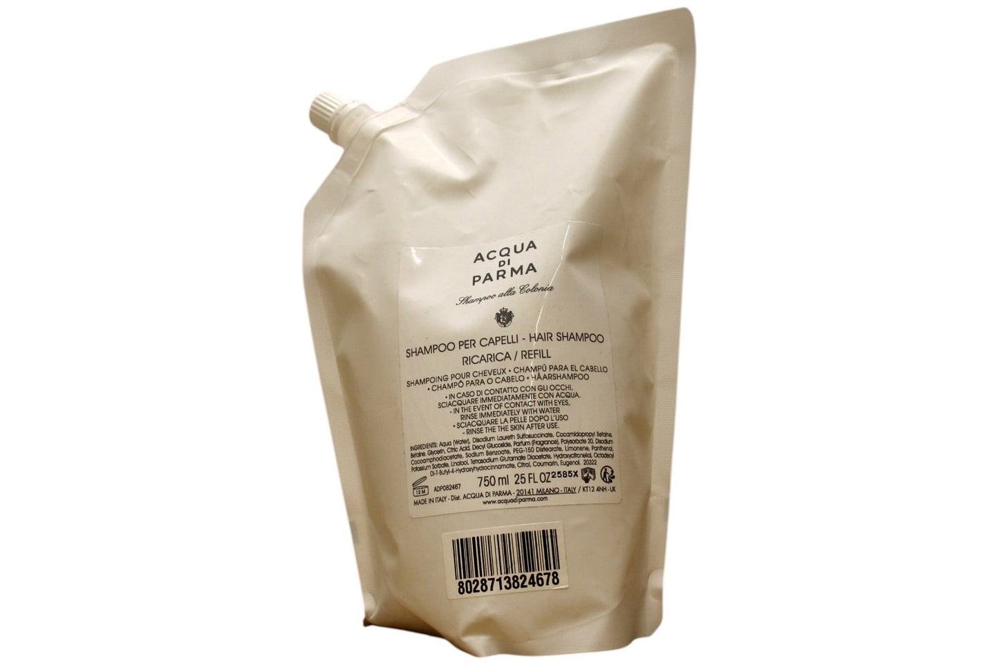 Acqua di Parma, Colonia, Hair Shampoo, Restructuring, Refill, 750 ml
