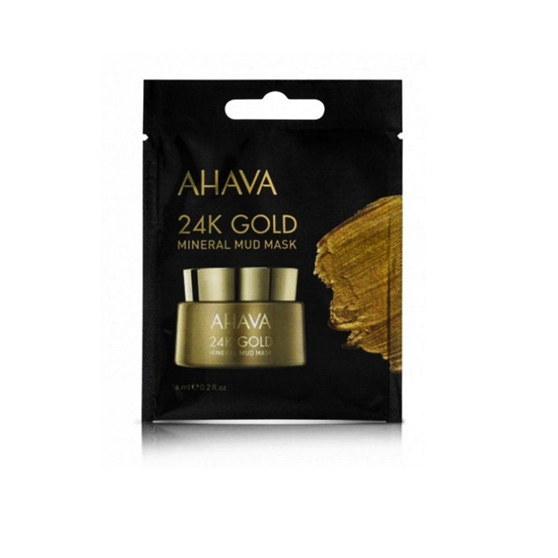 Ahava, Single Use 24K Gold Mineral, Hydrating, Mud Mask, For Face, 6 ml - view 3