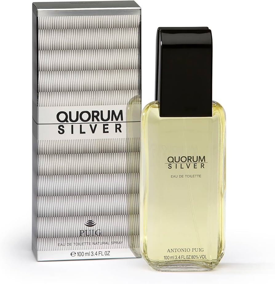 Antonio Puig, Quorum Silver, Eau De Toilette, For Men, 100 ml