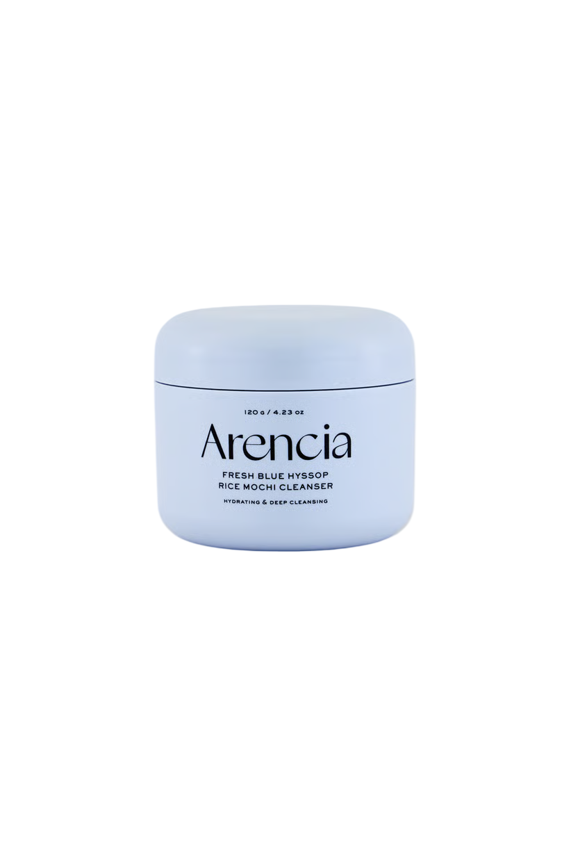 Arencia, Fresh Blue Hyssop Mochi, Hydrating, Cleansing Cream, 120 ml