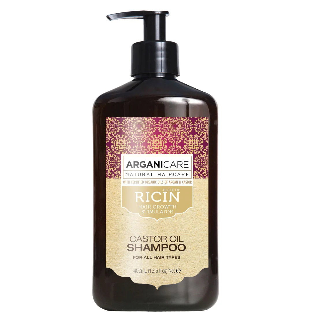 Arganicare, Ricin, Hair Shampoo, For Growth Stimulation, 400 ml