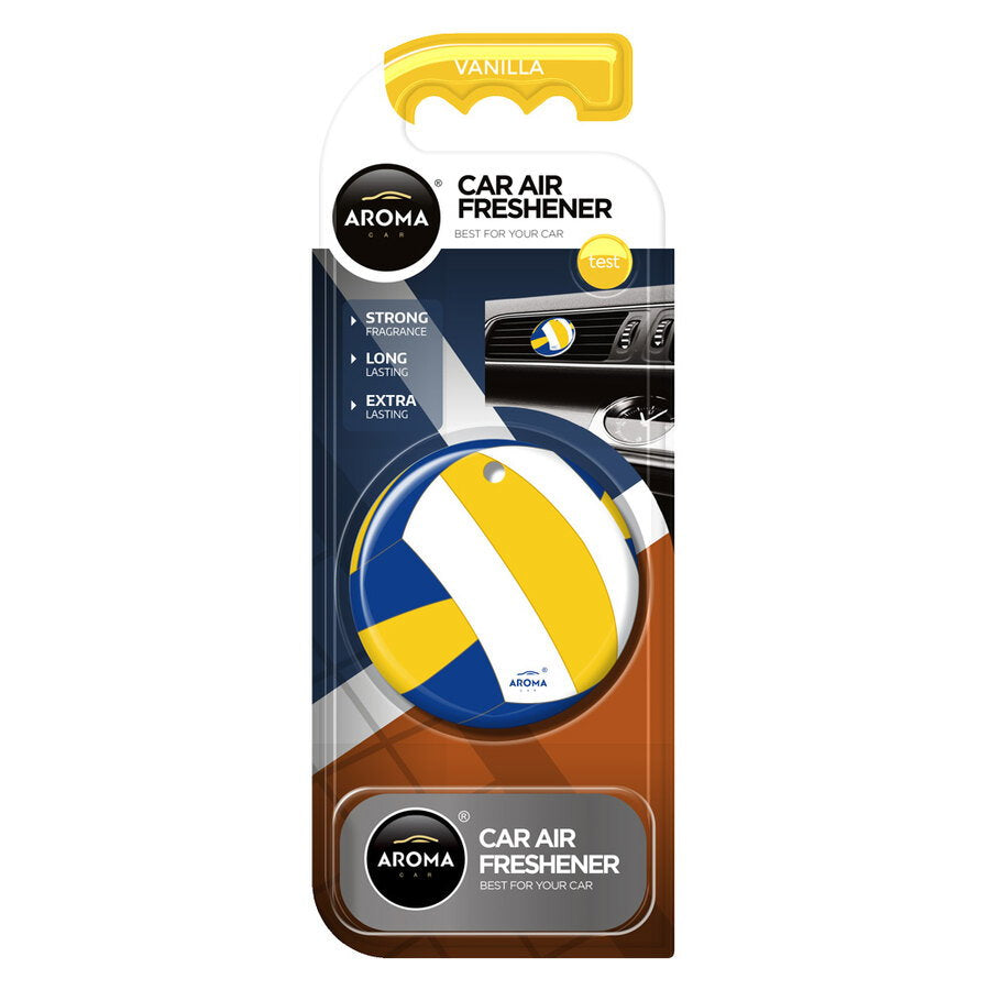 Aroma Car, Volley Ball, Vanilla, Car Air Freshener