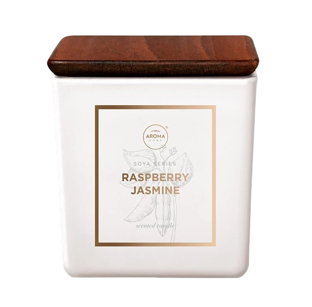 Aroma Home, Raspberry & Jasmine, Scented Candle, 115 g