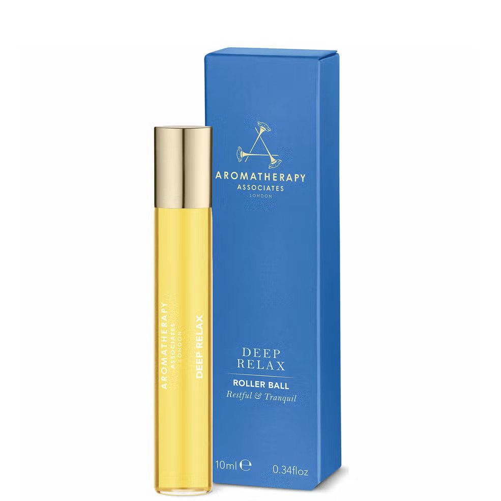 Aromatherapy Associates, Deep Relax, Chamomile, At Night, Relax, Roll-On Body Oil, Vetivert, Camomile and Sandalwood, 10 ml